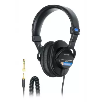 Sony MDR7506 slúchadlá/headset káblové cez hlavu pódium/štúdio čierna