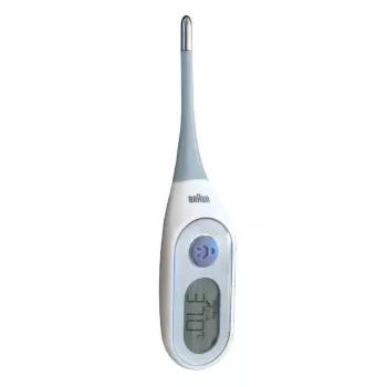Braun PRT2000 digitálny telesný teplomer kontaktný modrá, biela predlaktie
