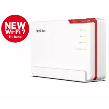 Box FRITZ! 5690 Pro International WLAN router 2,5 Gigabit Ethernet Tri-Band (2,4 GHz / 5 GHz / 6 GHz) biela