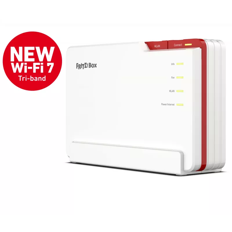 Box FRITZ! 5690 Pro International WLAN router 2,5 Gigabit Ethernet Tri-Band (2,4 GHz / 5 GHz / 6 GHz) biely