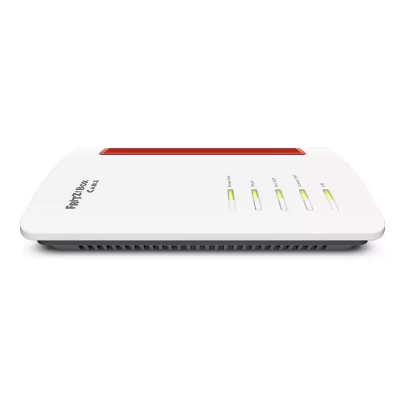 FRITZ!Box 6670 Cable Edition International Wi-Fi router 2,5 Gigabit Ethernet dvojpásmový (2,4 GHz / 5 GHz) červená, biela