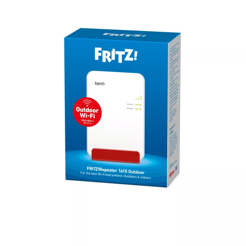 Repeater FRITZ!Repeater 1610 Outdoor sieťový repeater 3000 Mbit/s biela