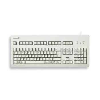 Mechanická Full-Size klávesnica CHERRY G80-3000 USB QWERTY UK English sivá, 105 klávesov, 1,75 m kábel