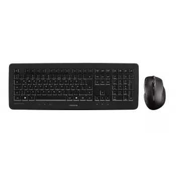 CHERRY DW 5100 klávesnica myš v balení univerzálna RF Wireless AZERTY belgická čierna