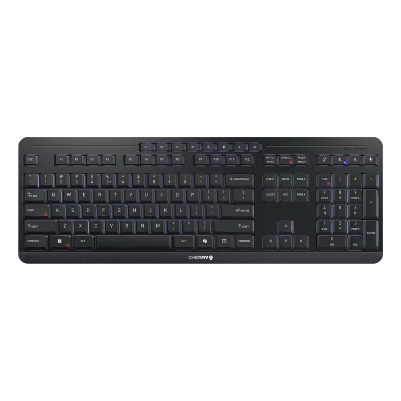 CHERRY Stream desktop ultimate klávesnica myš v balení Home/Office USB + RF Wireless + Bluetooth QWERTY anglická čierna