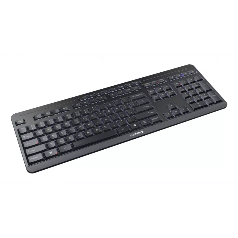 CHERRY Stream desktop ultimate klávesnica myš v balení Home/Office USB + RF Wireless + Bluetooth QWERTY anglická čierna