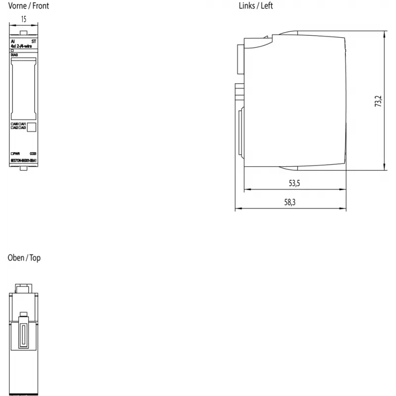 Siemens 6ES7134-6GD01-0BA1 digitálny/analógový I/O modul analógový