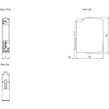 Siemens SIMATIC ET 200SP digitálny vstupný modul, 16 DI, 6ES7131-6BH01-0BA0