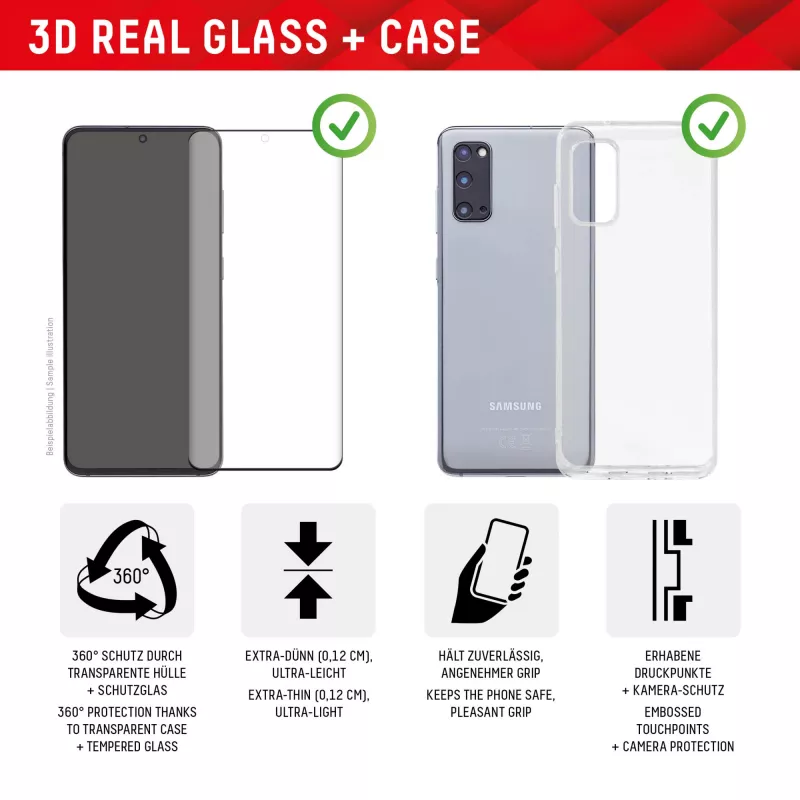 Displex ochrana displeja + puzdro pre Samsung Galaxy S23 Ultra, Eco montážny rámik, celoplošné pokrytie