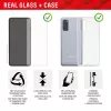 Displex ochranná fólia displeja + puzdro pre Google Pixel 8 Pro, Eco montážny rámik, odolná proti škrabancom