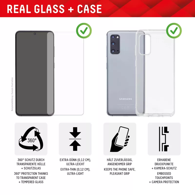 Displex ochranná fólia displeja + puzdro pre Google Pixel 8 Pro, Eco montážny rámik, odolná proti škrabancom
