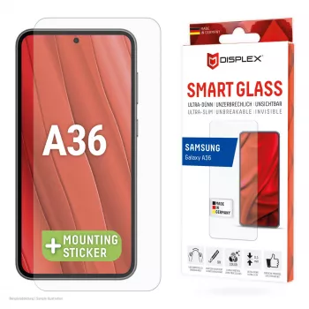 Displex Smart Glass (9H) pre Samsung Galaxy A36, montážna nálepka, nerozbitné