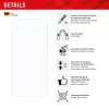 Displex Smart Glass (9H) pre Samsung Galaxy A36, montážna nálepka, nerozbitné