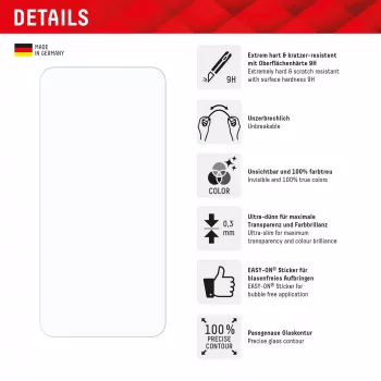 Displex Smart Glass (9H) pre Samsung Galaxy A36, montážna nálepka, nerozbitné