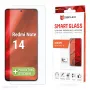 Displex Smart Glass (9H) pre Xiaomi Redmi Note 14, montážna nálepka, nerozbitné