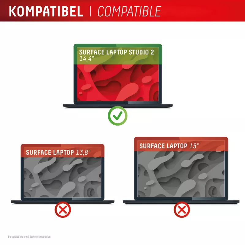 Displex PRIVACY SAFE magnetický obojstranný filter proti videniu Surface Laptop Studio 2 14,4 palca