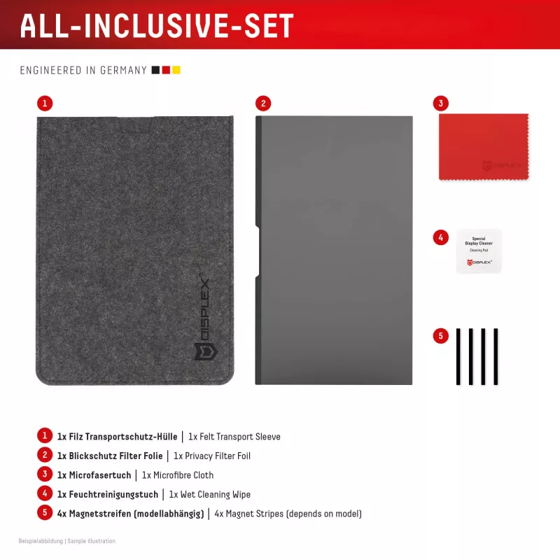 Displex PRIVACY SAFE magnetický obojstranný filter proti videniu Surface Laptop Studio 2 14,4 palca