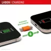 Displex Phone-to-Phone núdzová nabíjačka, USB-C na USB-C, mini konektor + flex kábel, kompaktná sada 2 ks