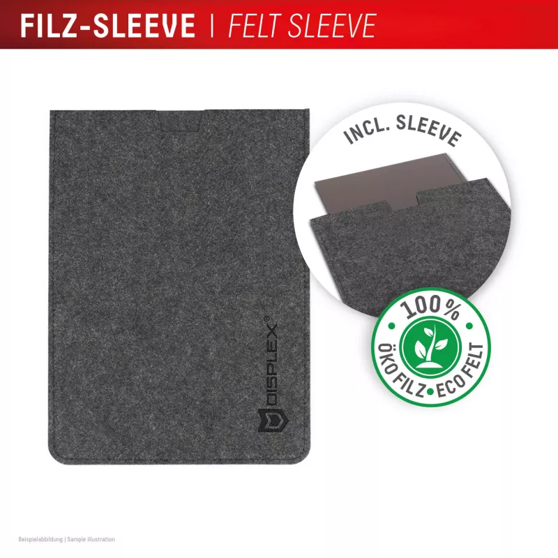 Súkromný filter e.v.i. Displex PRIVACY SAFE magnetický 2-smerný pre 16 palcový (16:10) laptop / notebook, bezrámový, lesklý/matný, 3H