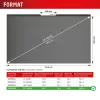 Súkromný filter e.v.i. Displex PRIVACY SAFE magnetický 2-smerný pre 16 palcový (16:10) laptop / notebook, bezrámový, lesklý/matný, 3H