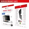 Súkromný filter e.v.i. Displex PRIVACY SAFE magnetický 2-smerný pre 16 palcový (16:10) laptop / notebook, bezrámový, lesklý/matný, 3H