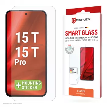 Tvrdené Smart Glass ochranné sklo na displej e.v.i. pre Xiaomi 15T / 15T Pro (9H), montážna nálepka, transparentné