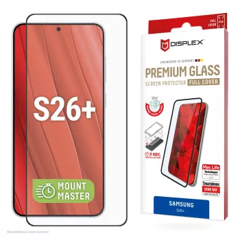 Displex Premium ochrana displeja (plné pokrytie, 10H) pre Samsung S26+, plné pokrytie