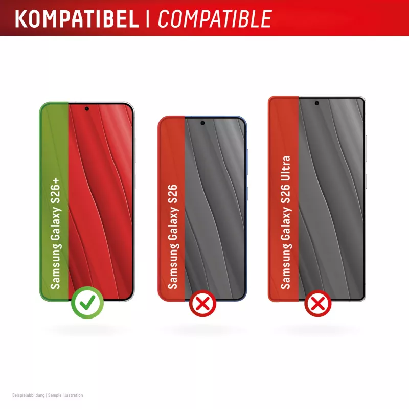 Displex Premium ochrana displeja (plné pokrytie, 10H) pre Samsung S26+, plné pokrytie