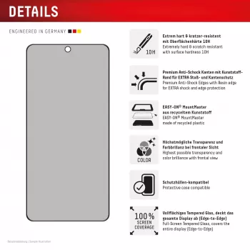 Displex Privacy Screen Protector (10H) pre Samsung S26+, Privacy Filter
