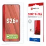 Tvrdené Smart Glass ochranné sklo na displej e.v.i. pre Samsung Galaxy S26+ (9H), transparentné, suchá montáž, 1 kus