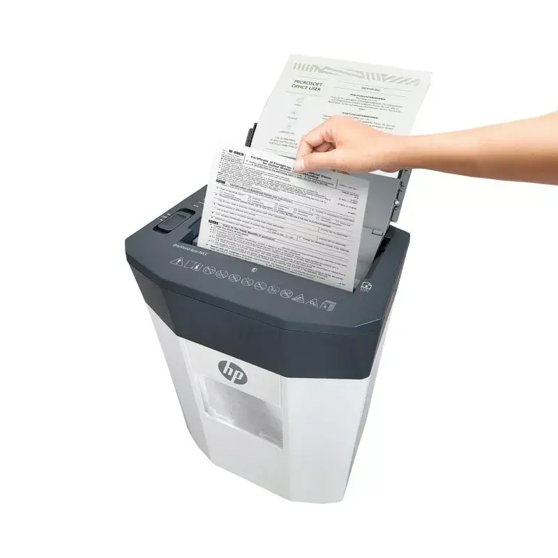 HP OneShred Auto 80CC skartovačka krížový rez 68 dB 22 cm biela