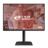 AOC E4 X24E4U počítačový monitor 61 cm (24 palcov) 1920 x 1200 pixelov Full HD LED čierny