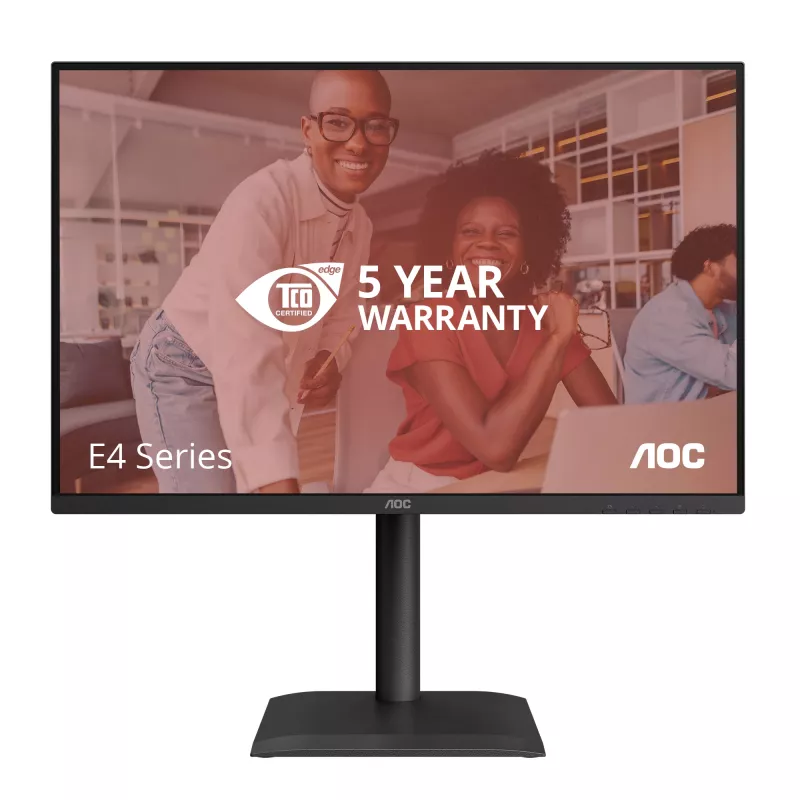 AOC E4 X24E4U počítačový monitor 61 cm (24 palcov) 1920 x 1200 pixelov Full HD LED čierny