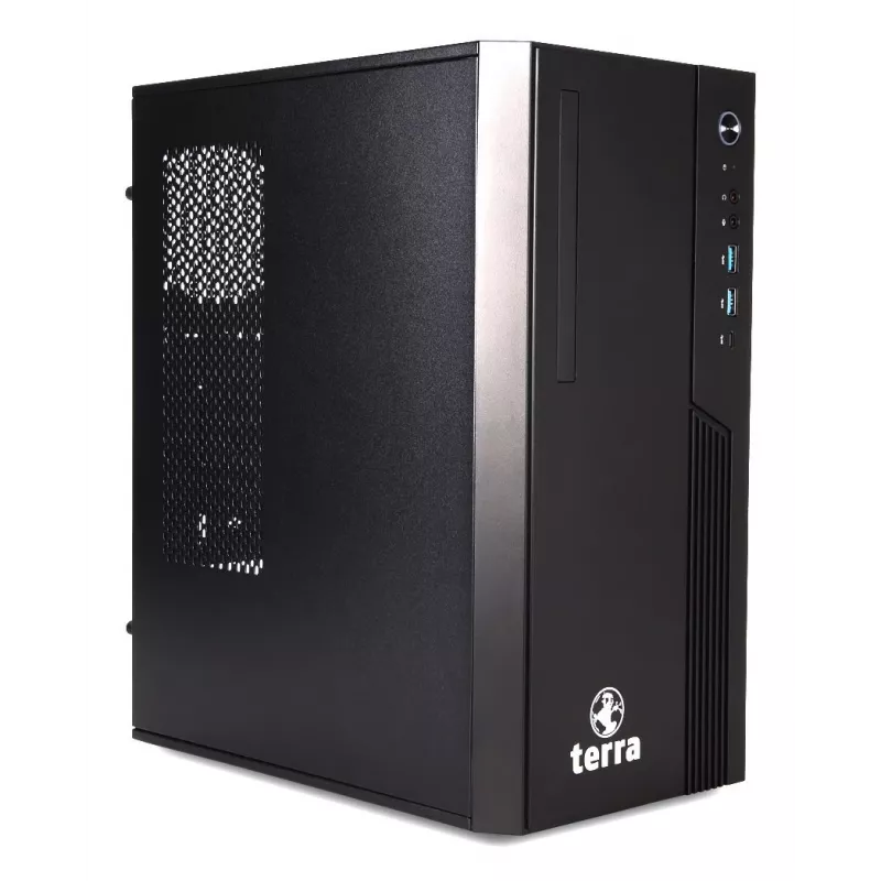 TERRA EU1000134 PC Intel® Core™ i3 i3-12100 8 GB DDR5-SDRAM 500 GB SSD Windows 11 Pro Micro Tower čierna