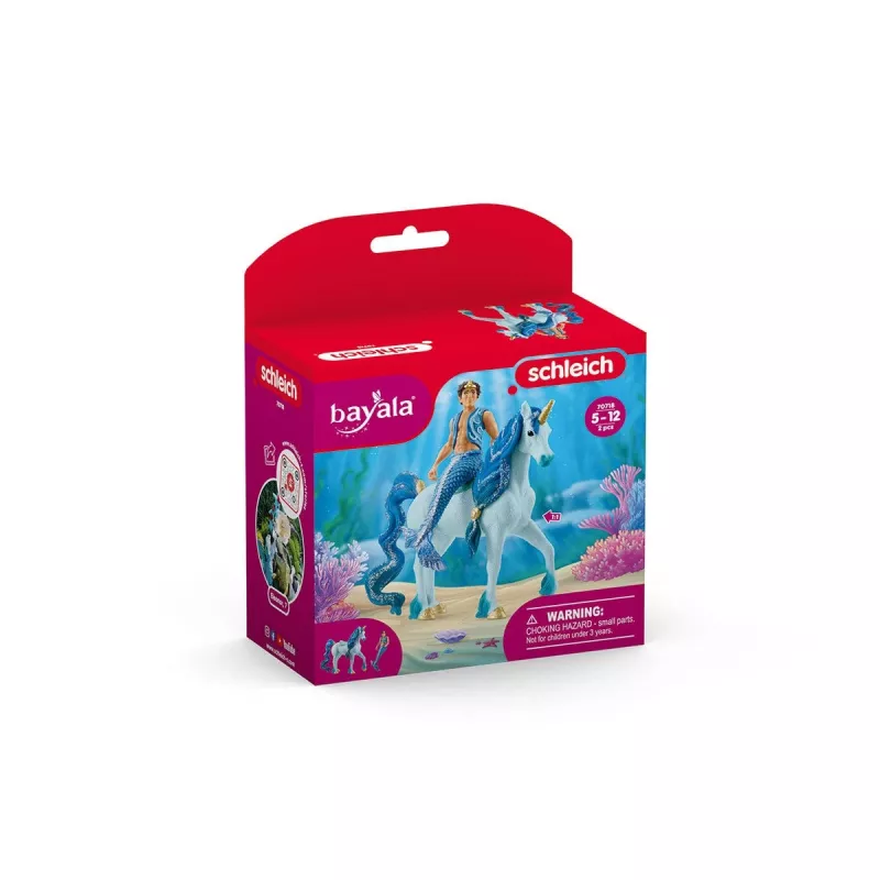 schleich BAYALA Aryon na jednorožcovi, 5 rokov, slnečné elfy, jednorožce a víly, viacfarebné