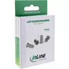 InLine skrutka pre ventilátor 5,0×10,0 mm poniklovaná, balenie 4 ks