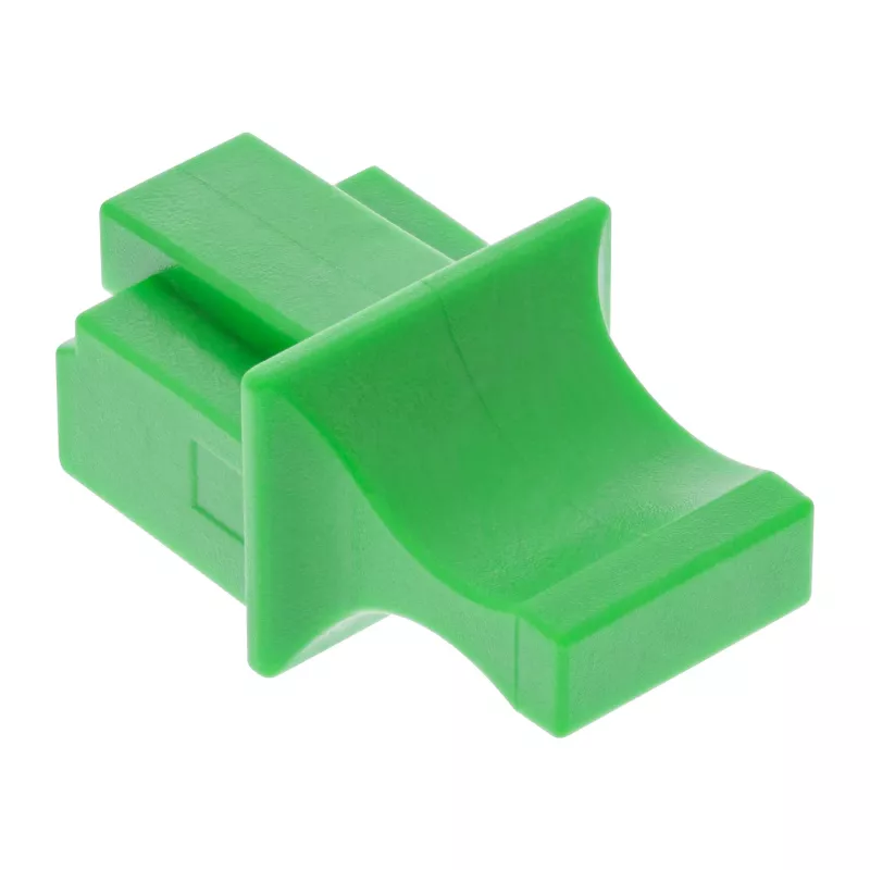 InLine krytka proti prachu pre RJ45 konektor samica, zelená, 10 ks
