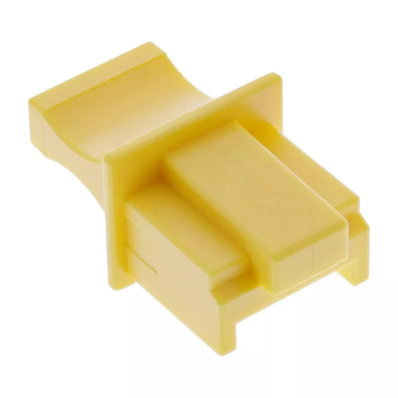 InLine krytka proti prachu pre RJ45 konektor samica, žltá, 100 ks