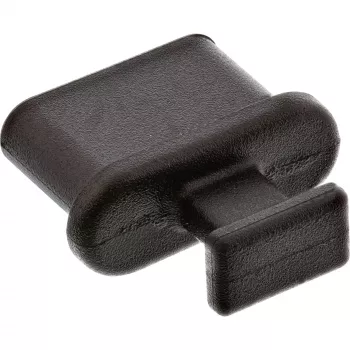 Krytka proti prachu pre konektor samica USB-C InLine 59948M čierny, 50 ks