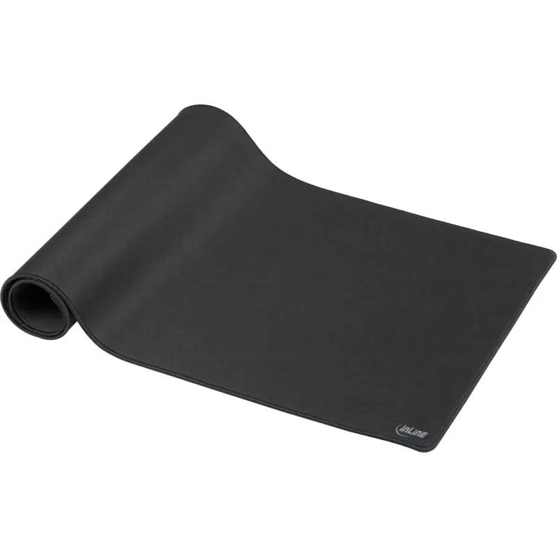 Podložka pod myš InLine Mauspad XL, textilný povrch, čierna, 900×400×2 mm