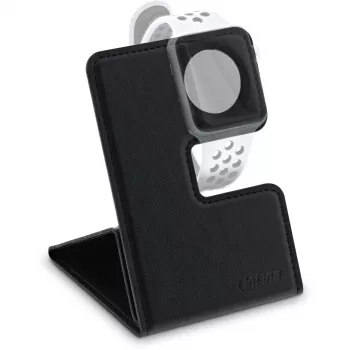 InLine skladací pasívny držiak pre Apple Watch, čierny, na stôl/policu