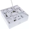 InLine FTTH zásuvka predkonfigurovaná 4x LC/APC 9/125µm 10 m