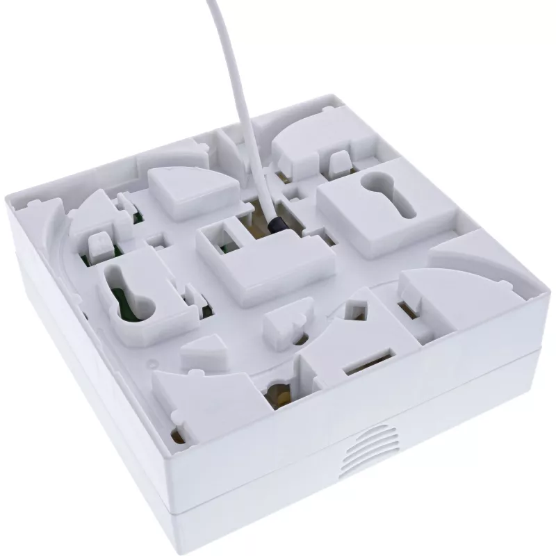 InLine FTTH zásuvka predkonfigurovaná 4x LC/APC 9/125µm 30 m