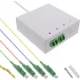 InLine FTTH zásuvka predkonfigurovaná 4x LC/APC 9/125µm 50 m