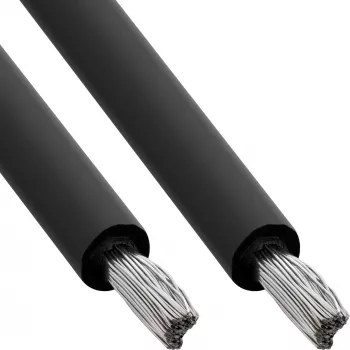 InLine 94425S solárny inštalačný kábel H1Z2Z2-K, 4 mm2, 25 m, čierny