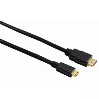 Hama HDMI 2m HDMI kábel HDMI Type-A (štandard) HDMI Type-C (Mini) čierny