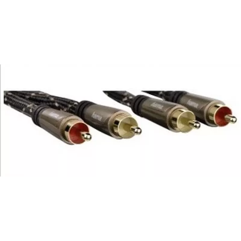 Hama 122292 audio kábel 1,5 m 2 x RCA čierny