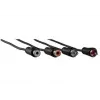 Hama 1,5 m 2 x RCA M/F audio kábel čierna