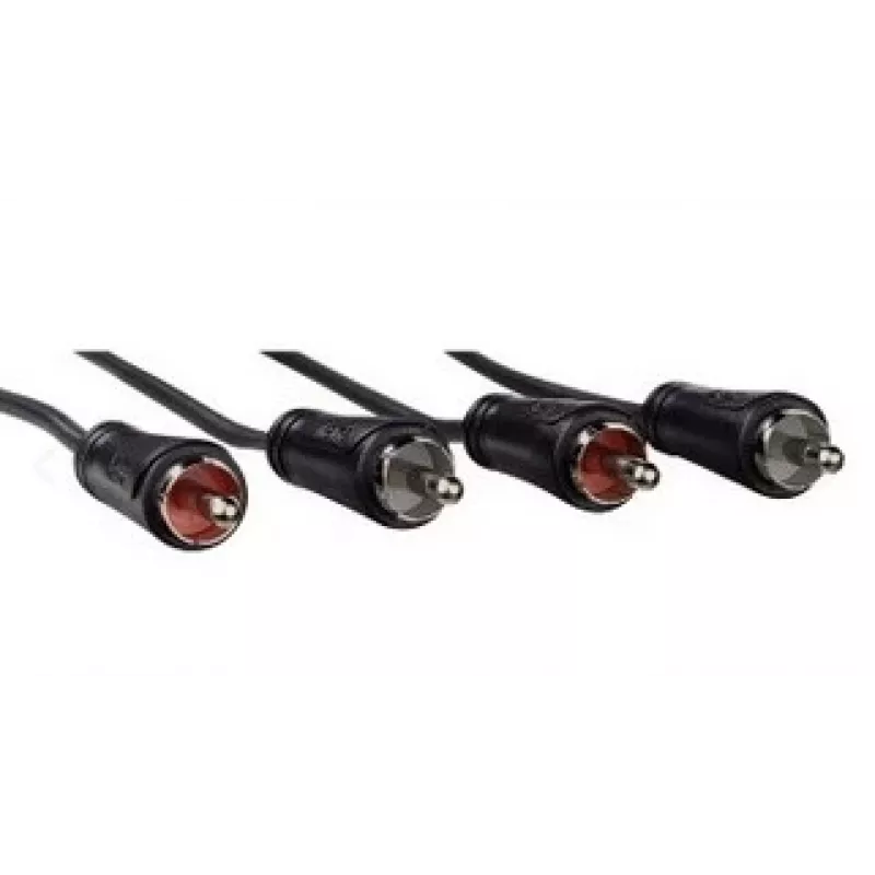 Hama 00122273 audio kábel 3 m 2 x RCA čierny