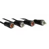 Hama 00122329 audio kábel 2,5 m 2 x cinch čierny
